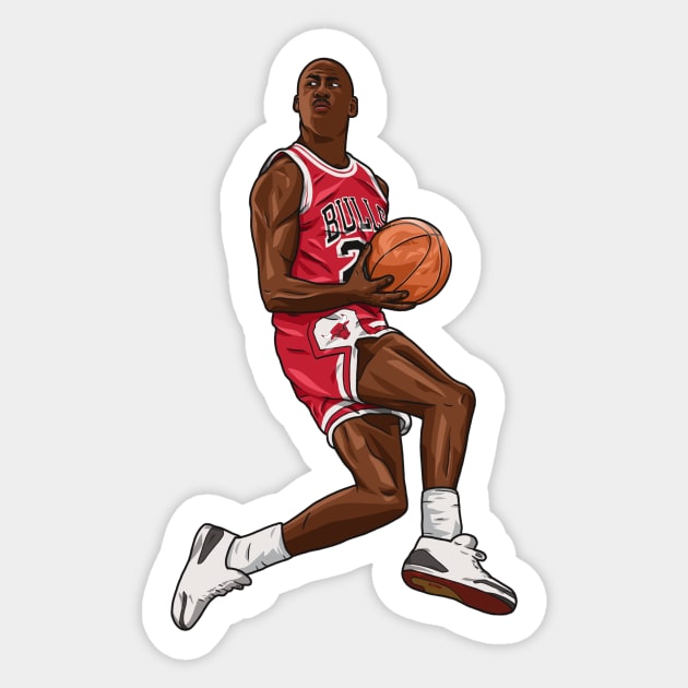 Michael Jordan Sticker by Ades_194